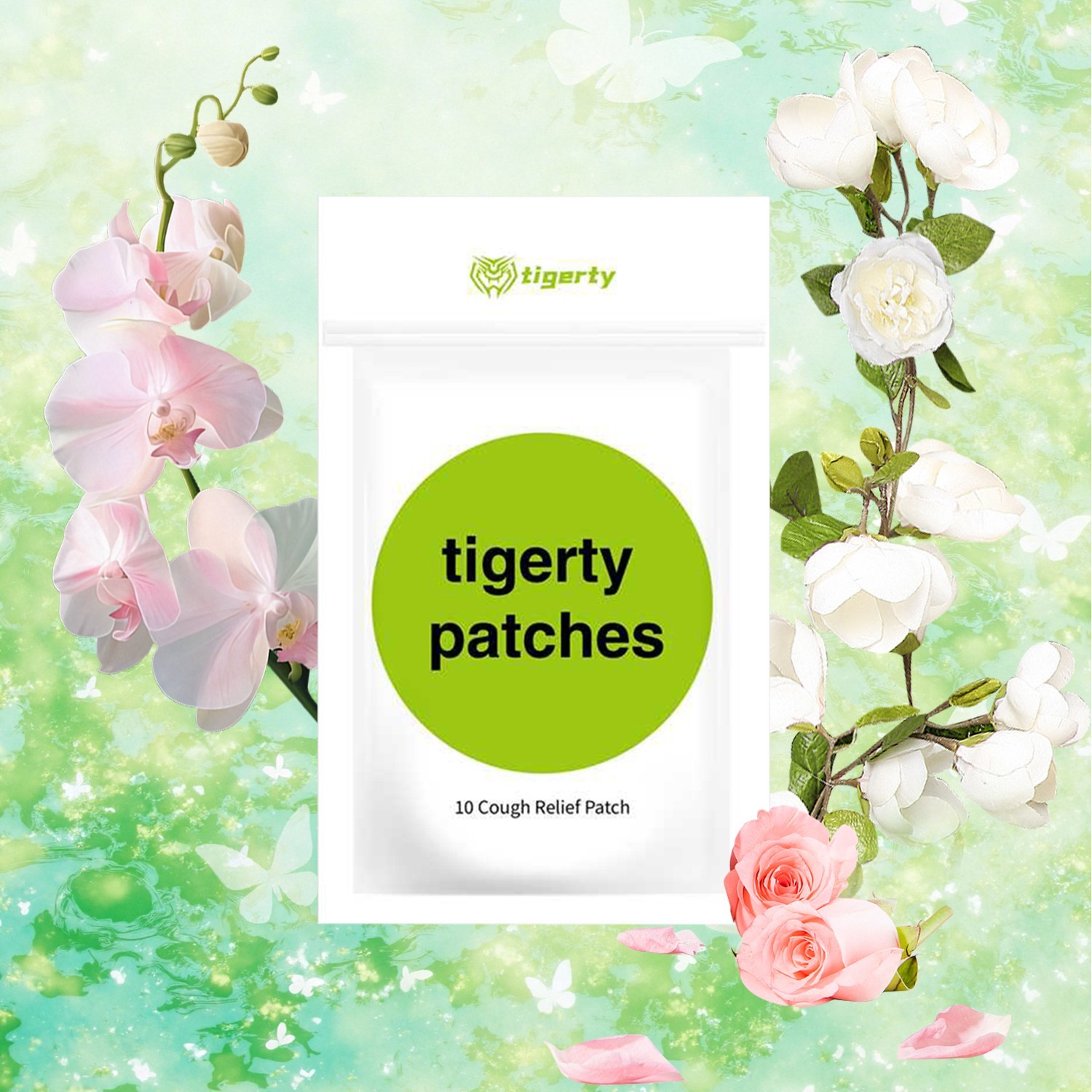 Natural Cough Relief Patch, Herb Sticker for Chest & Throat, Soothing Breathing