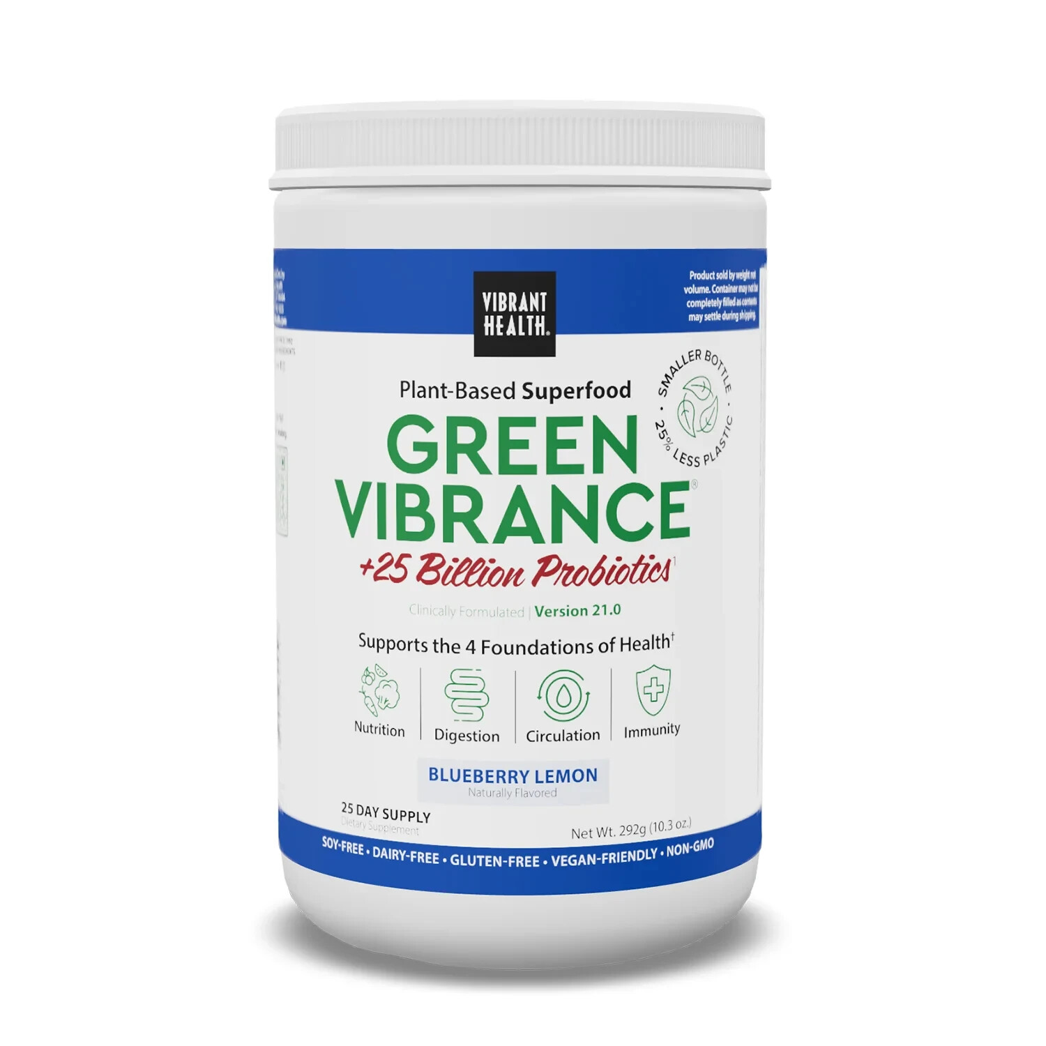 Vibrant Health Green Vibrance Blueberry Lemon 10.3oz
