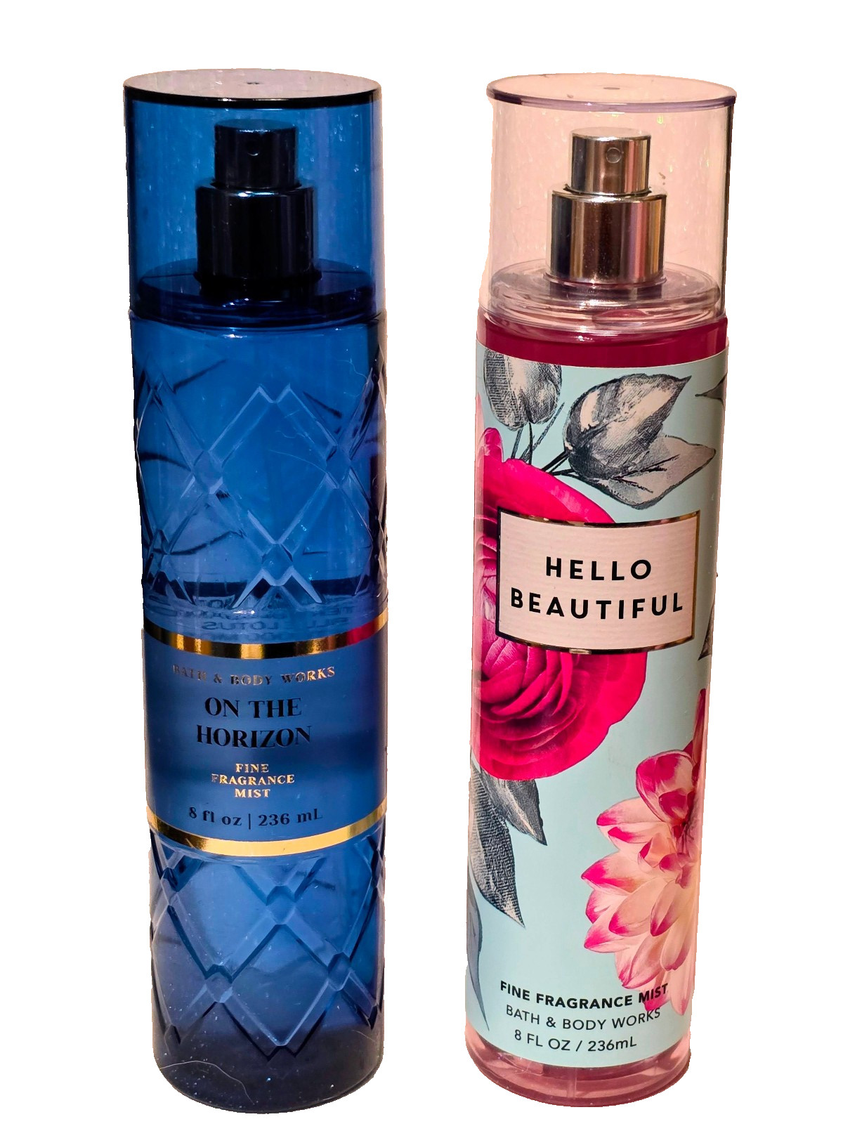 Bath & Body Works Fragrance Mists – On the Horizon & Hello Beautiful – 8oz