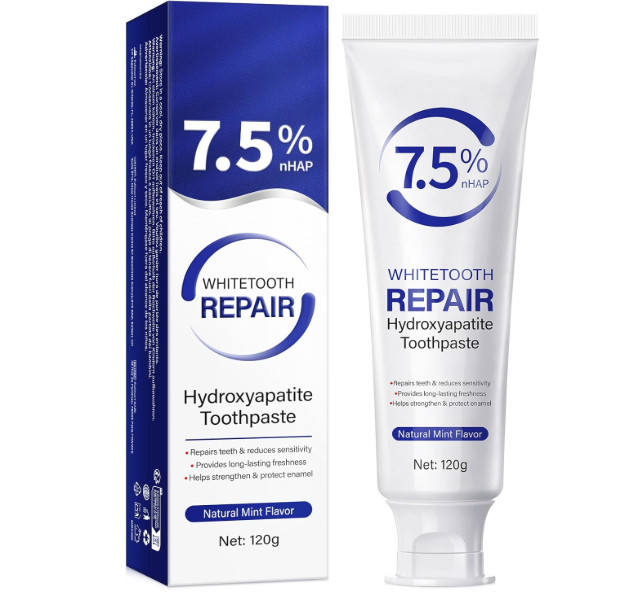 7.5% Hydroxyapatite Toothpaste, Toothpaste for Advanced Enamel Protection, Ge…