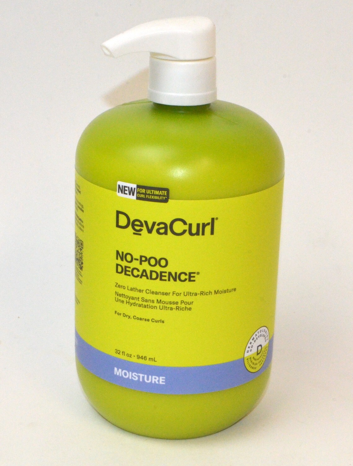 DevaCurl No-Poo Decadence Zero Lather Cleanser, 32 oz (946 ml) *New*