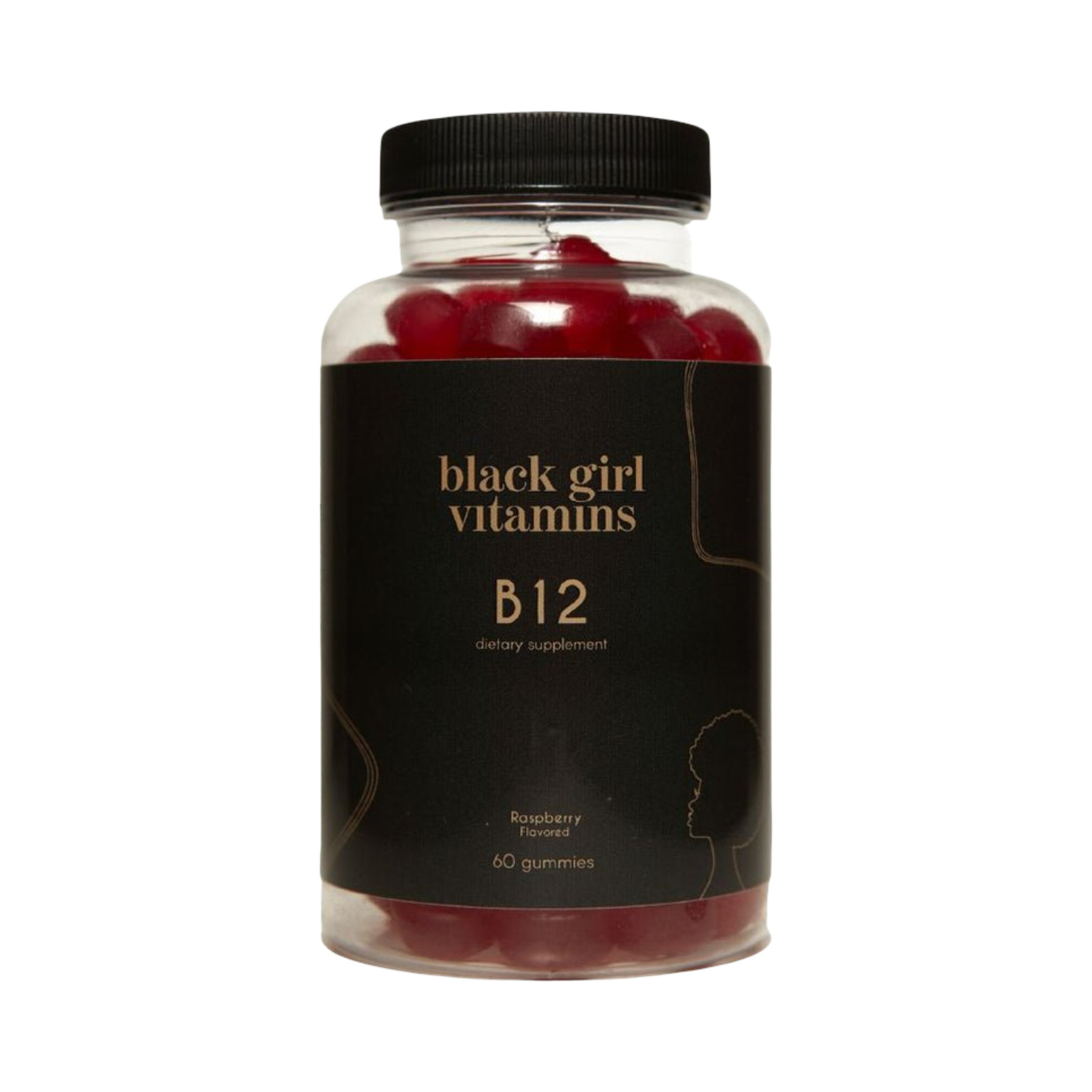 Black Girl Vitamins B12 Gummies – Energy & Metabolism Support – 60 Gummies