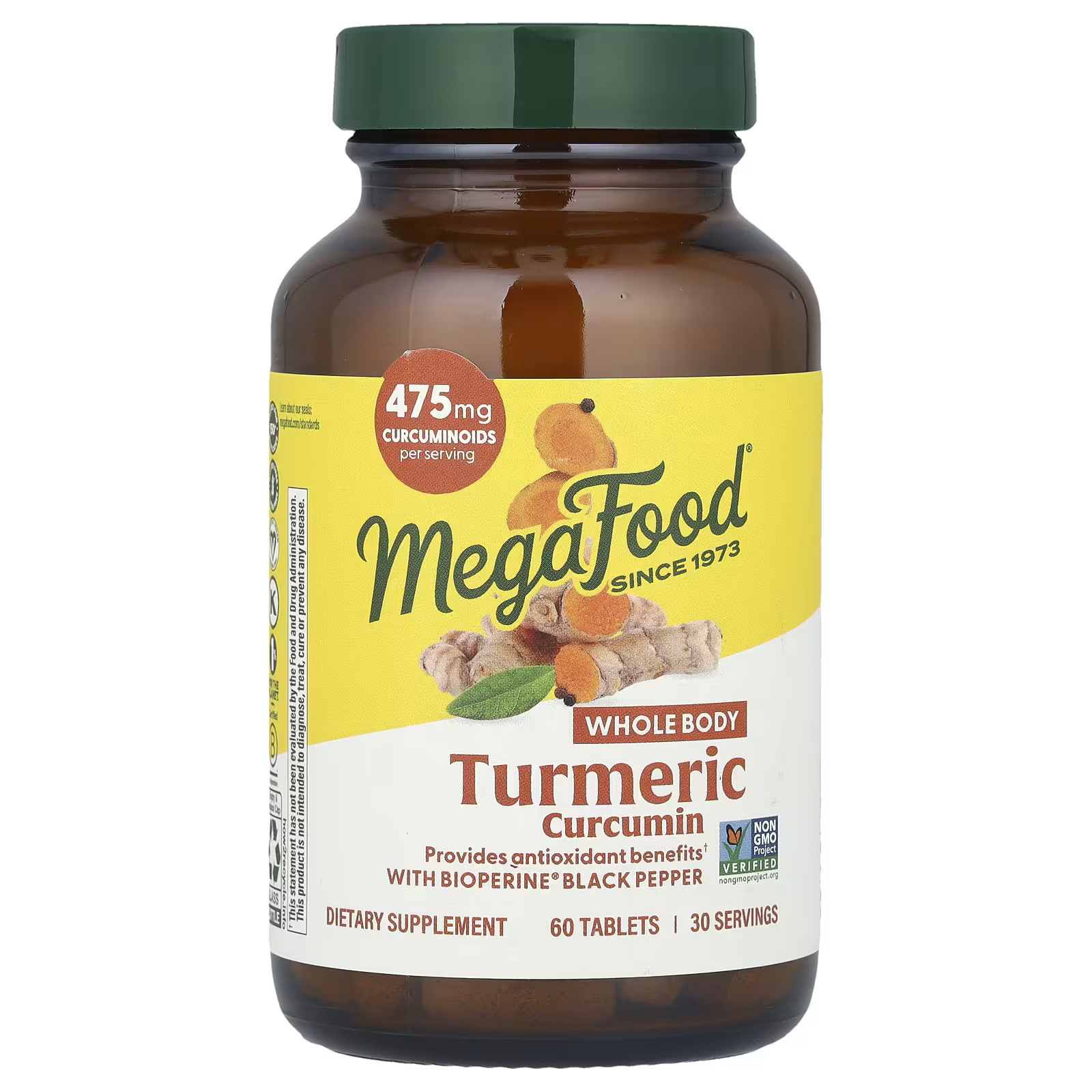 2 X MegaFood, Turmeric Curcumin, 60 Tablets