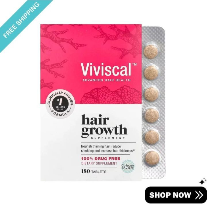 Viviscal Professional Hair Supplement Growth Tablets For Women 180 (Exp-07/2027)
