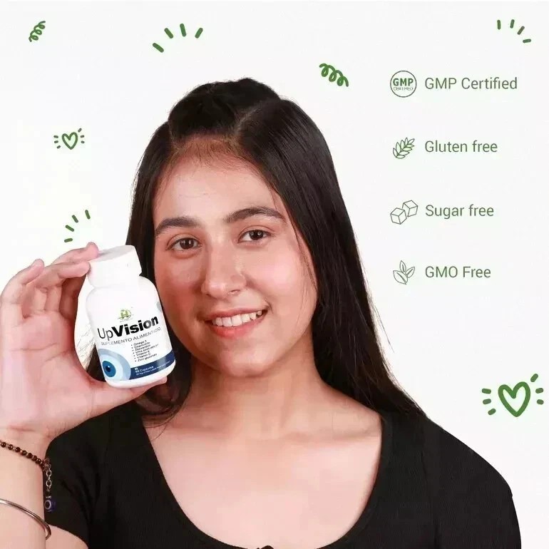 Upvision Eye Care Supplement – Omega-3 & Vitamins | 60 Capsules Pack..