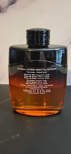 Montblanc Legend Night by Mont Blanc Eau De Parfum Spray 3.3 oz for Men