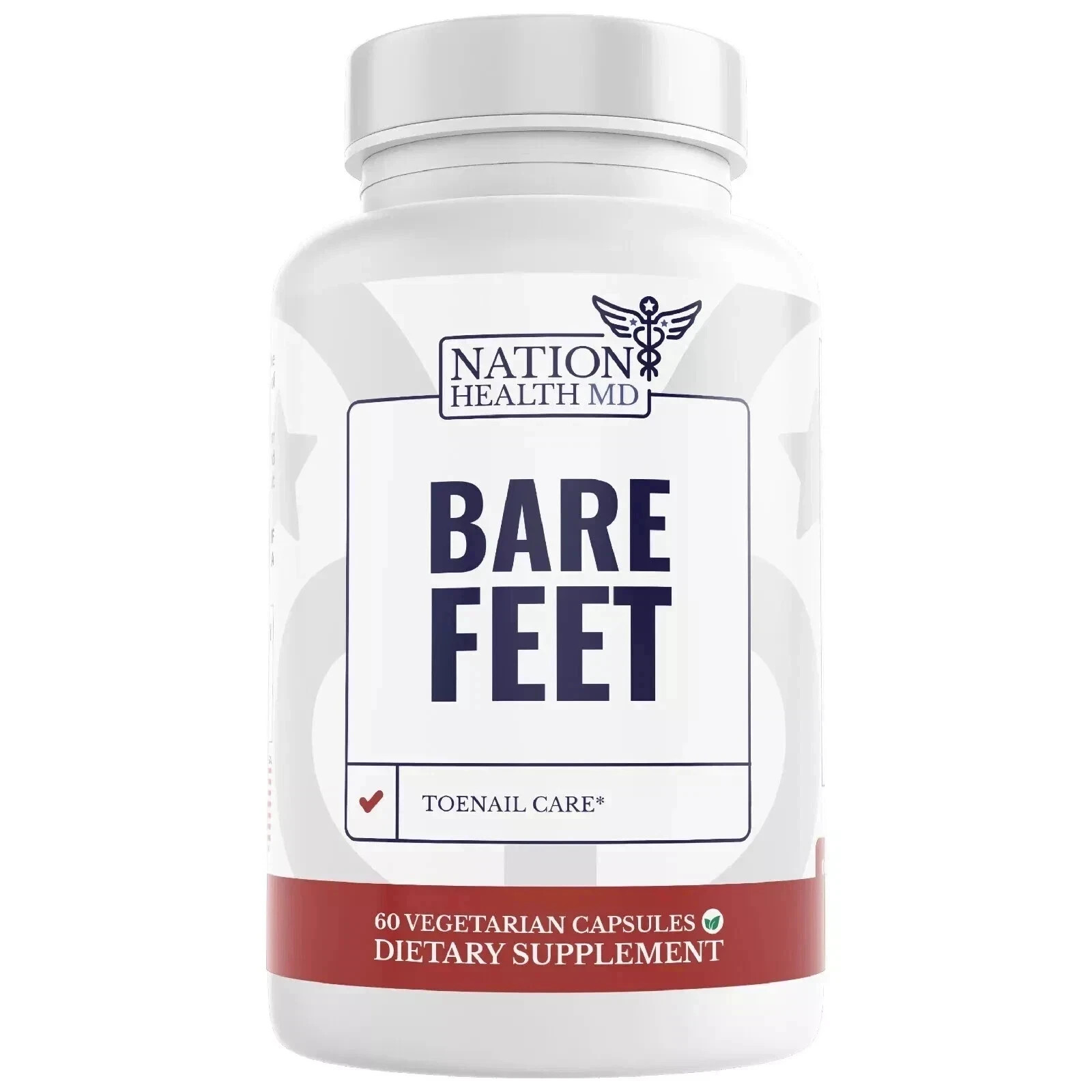 Nation Health MD BARE FEET Advanced Fungus Eliminator & Toenail Fungus Pack of 1