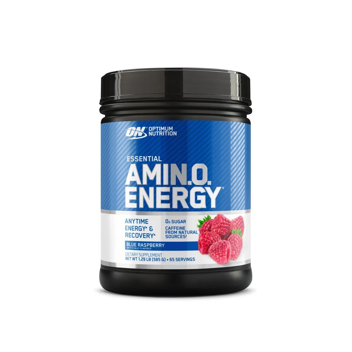 Optimum Nutrition Amino Energy – Pre Workout, Blue Raspberry, 65 Servings