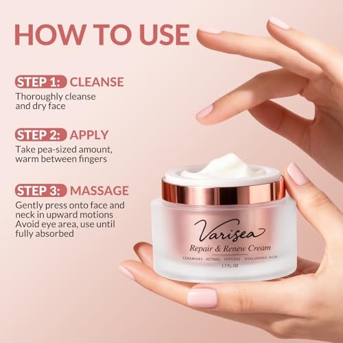 Retinol Anti-Aging Face & Neck Moisturizer with Ceramides, Fragrance-Free |
