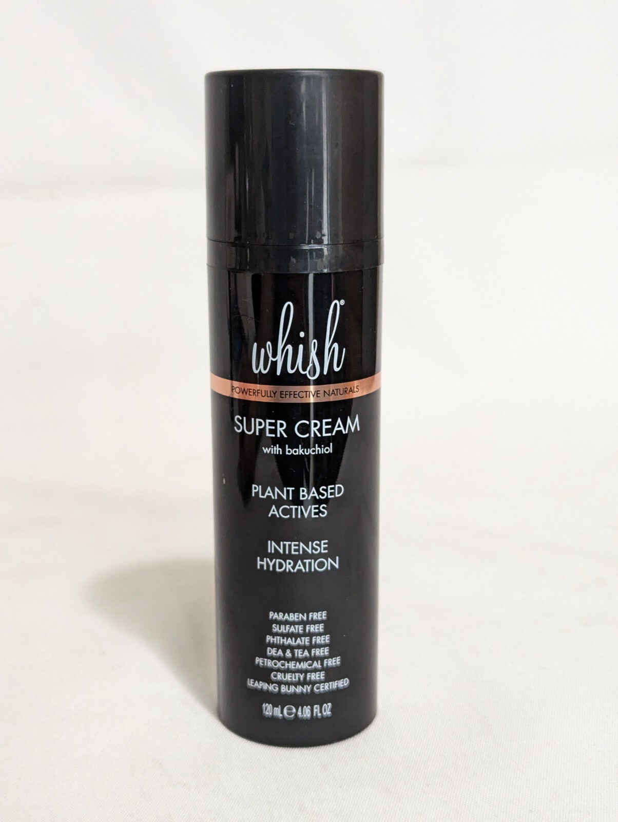 Whish SUPER CREAM with Bakuchiol Plant Based Intense Hydration 4.06 oz New NoBox