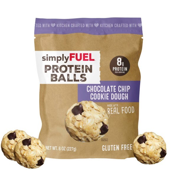 Chocolate Chip Cookie Dough Protein Balls – 8g Protein – 8oz