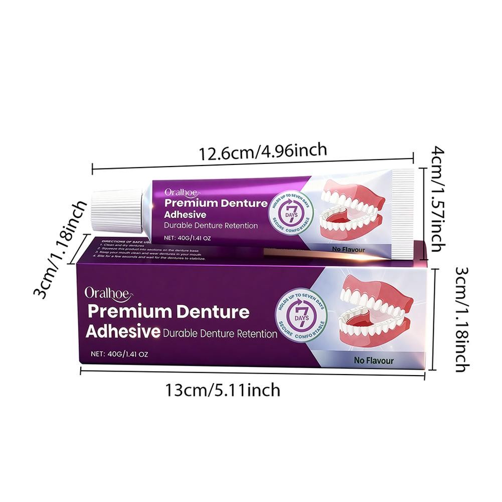 Premium Adhesive Denture Thermoplastic Strong-Denture-Adhesive 40g