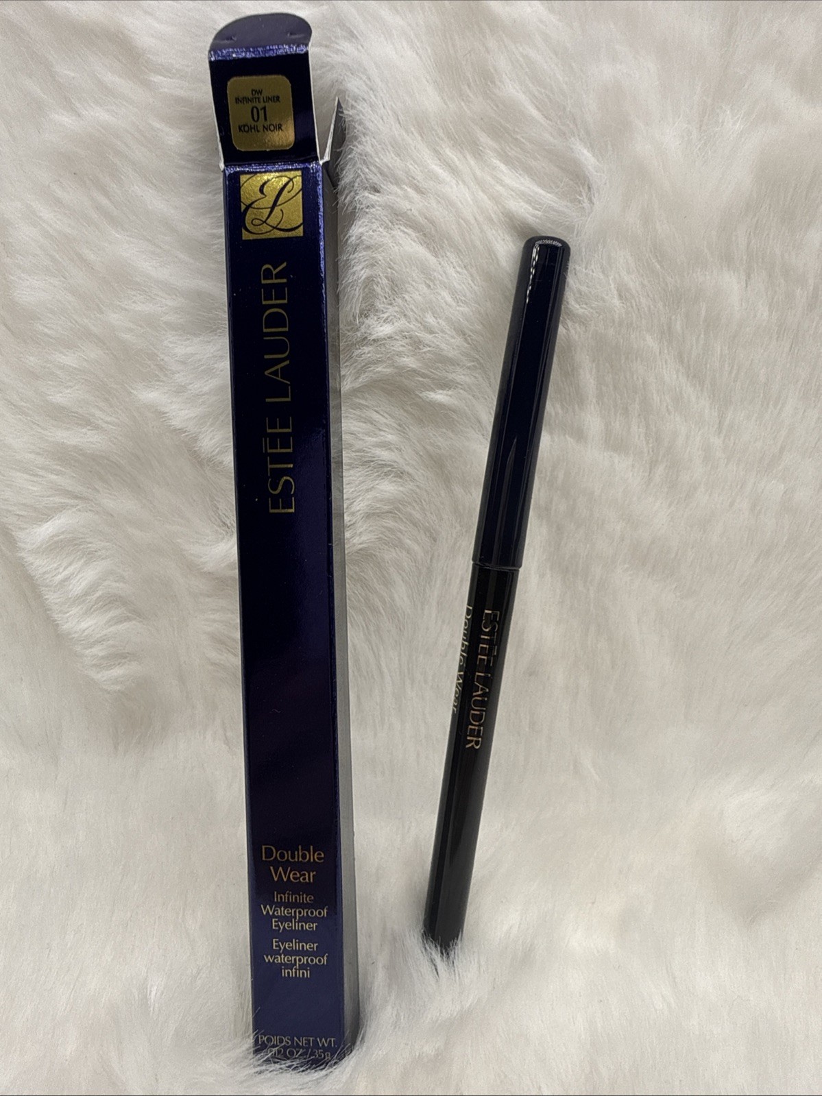 Estee Lauder Double Wear Infinite Waterproof Eyeliner 01 KOHL NOIR .35g – NIB
