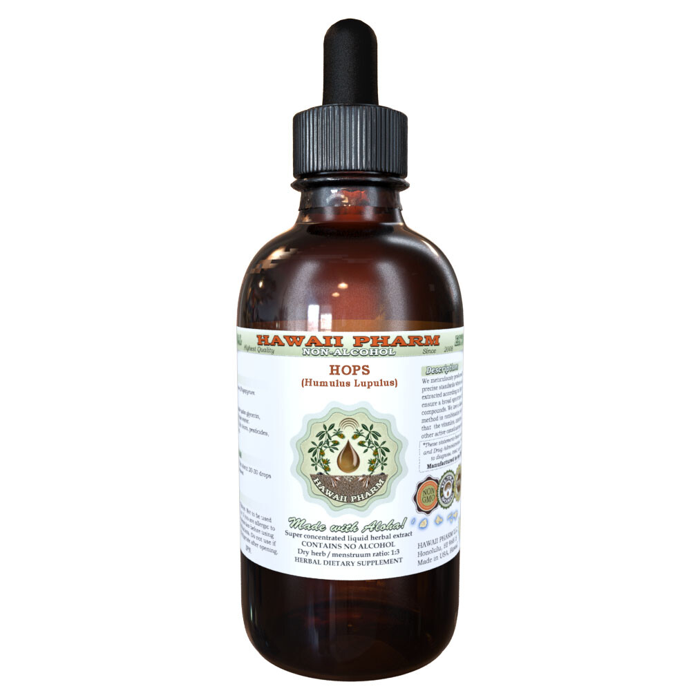 Hops (Humulus Lupulus) Organic Dried Flowers Liquid Extract