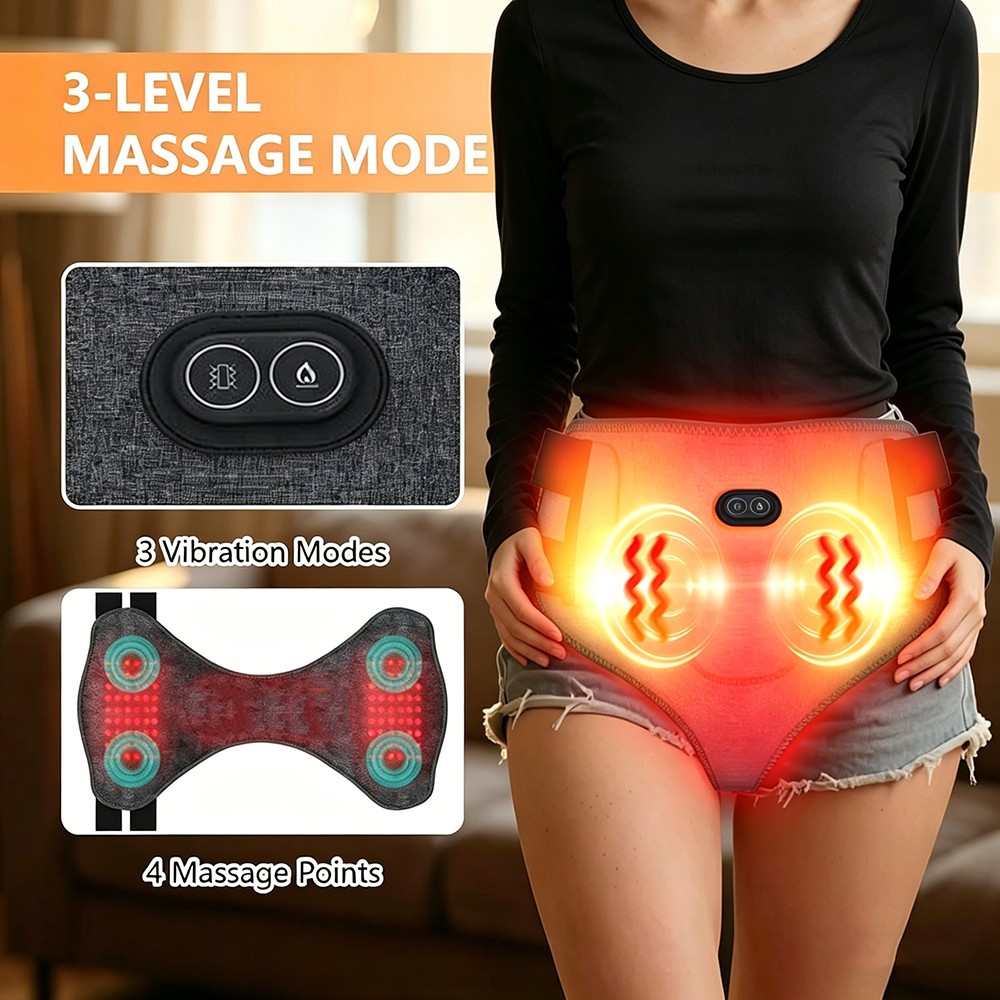 Period Heating Pad, Heating Pad for Period Cramps Massager for Women,3 Modes