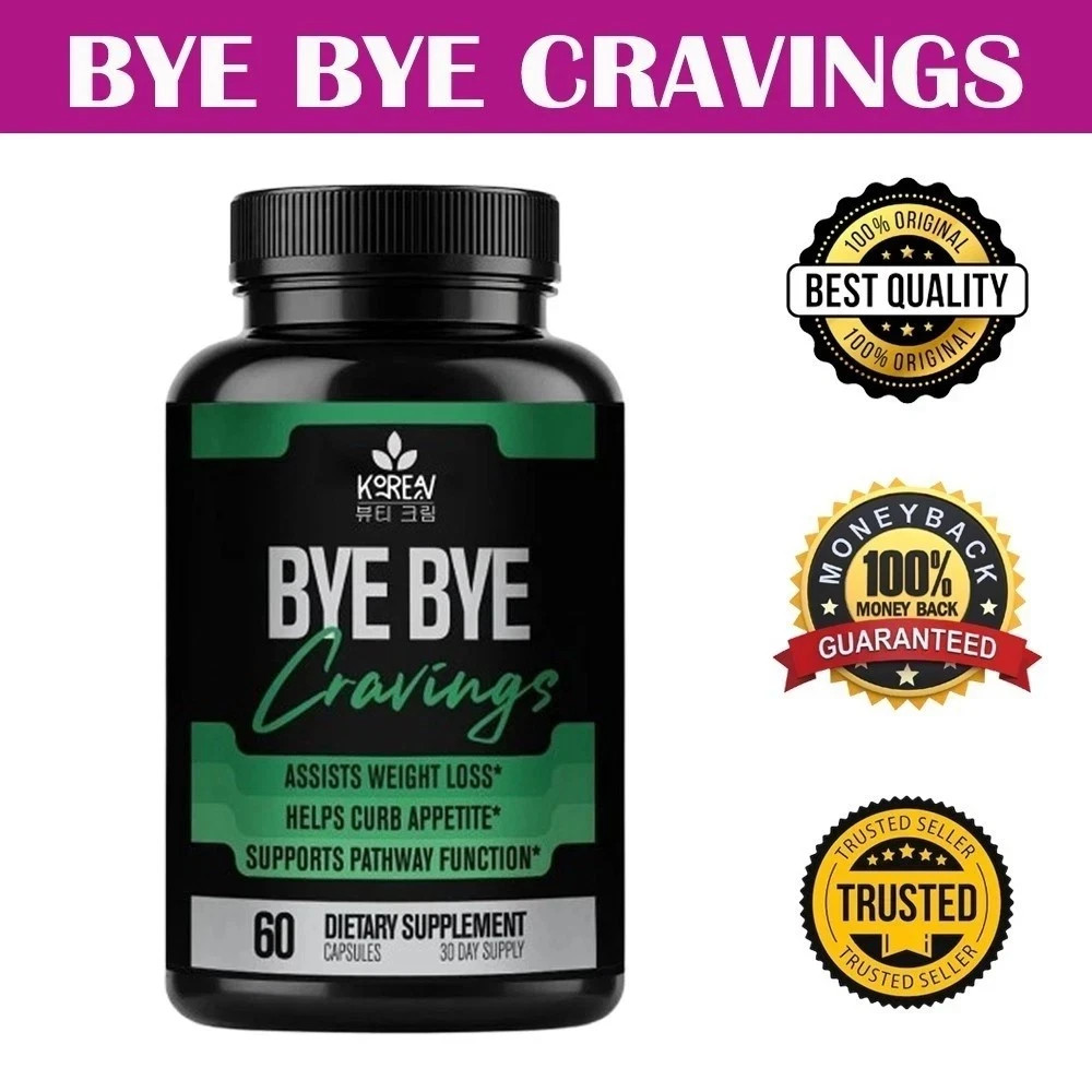 Bye Bye Cravings 60 Capsules Appetite Support Dietary Supplement New
