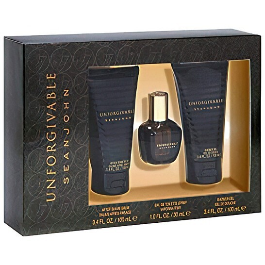 Unforgivable by Sean John Fragrance for Men 3 Piece Gift Set
