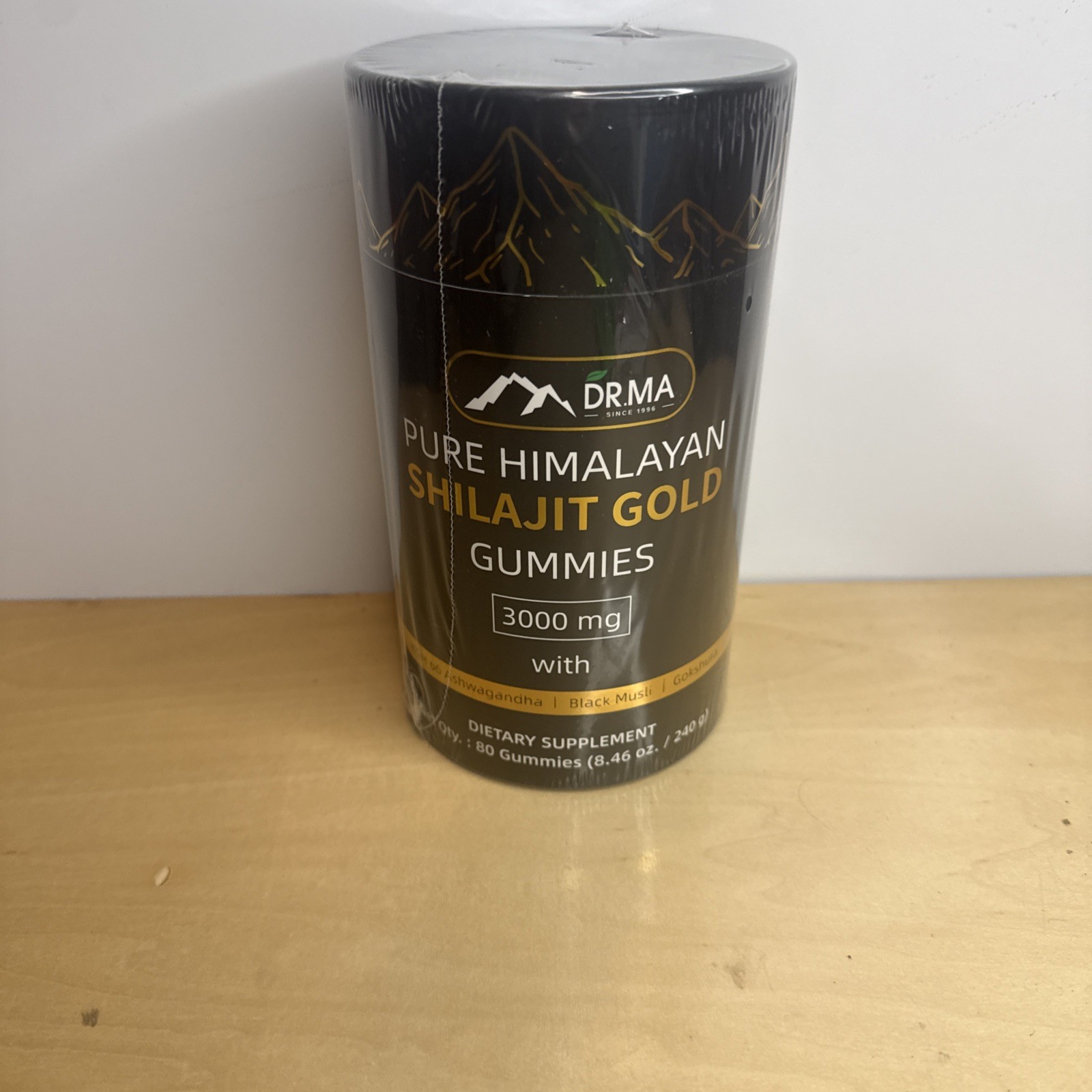 2 Pck DR.MA PURE HIMALAYAN SHILAJIT GOLD GUMMIES 3000 mg 80Gummies.Exp.2026/11/1