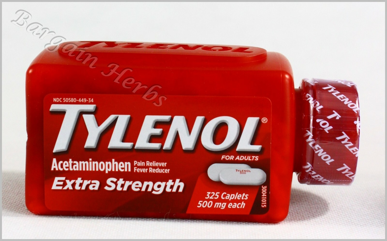 Tylenol Extra Strength Acetaminophen 500 mg 325 Caplets Free Shipping Exp:12/26