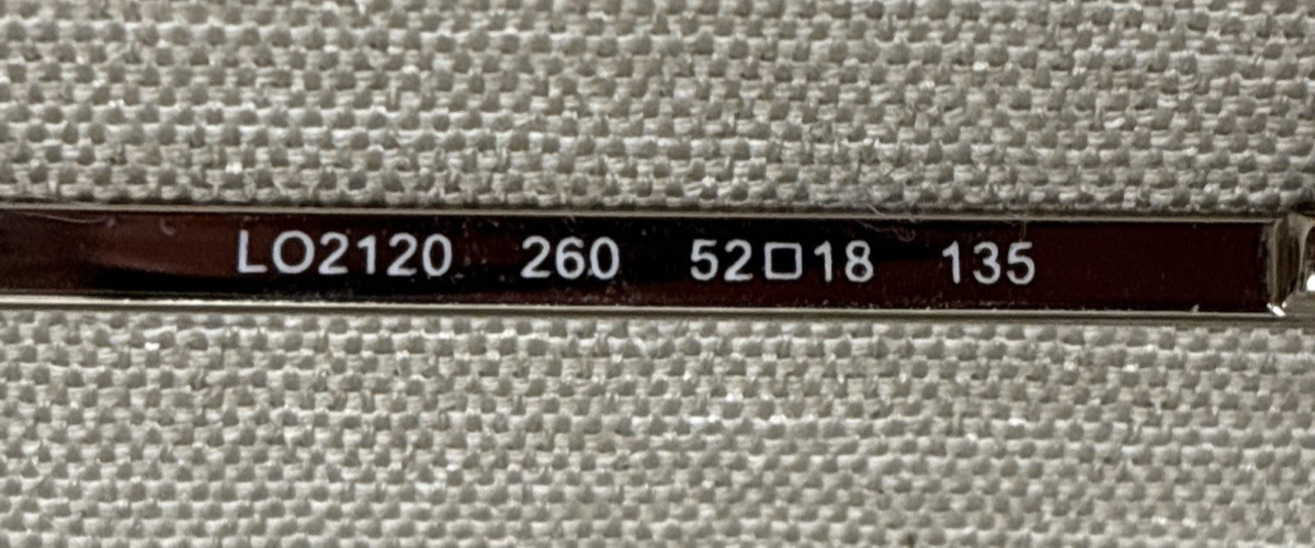 Longchamp Eyeglasses FRAMES ONLY LO2120 260 Nude Cat Eye Full Rim 52-18-135