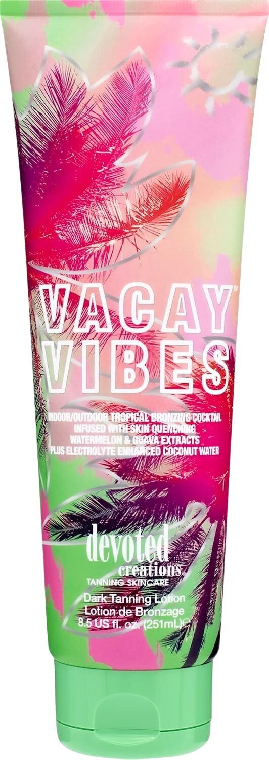 Devoted Creations VACAY VIBES Indoor/Outdoor Tanning Lotion Tattoo-Color Protect