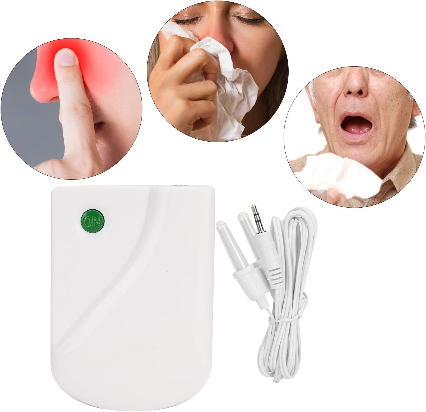 Professional Red Light Nasal Therapy Device Relieve Nose Rhinitis Tool Home Use