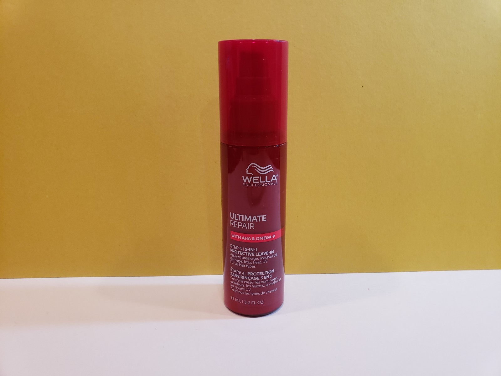 Wella ~ Ultimate Repair w/ AHA & Omega-9, 5 in 1 Protective Leave-in~3.2oz~NWOB