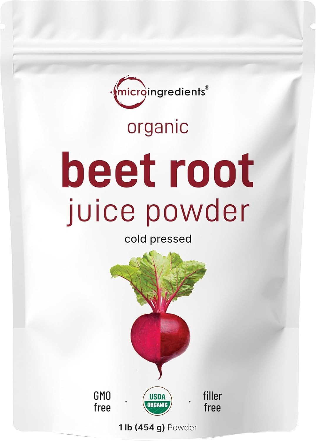 Micro Ingredients Organic Beet Root Juice Powder, 1 Pound