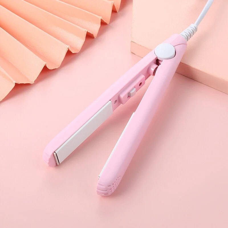 Mini Portable Hair Iron Hair Straightener Curler Professional Hair Irons NEW
