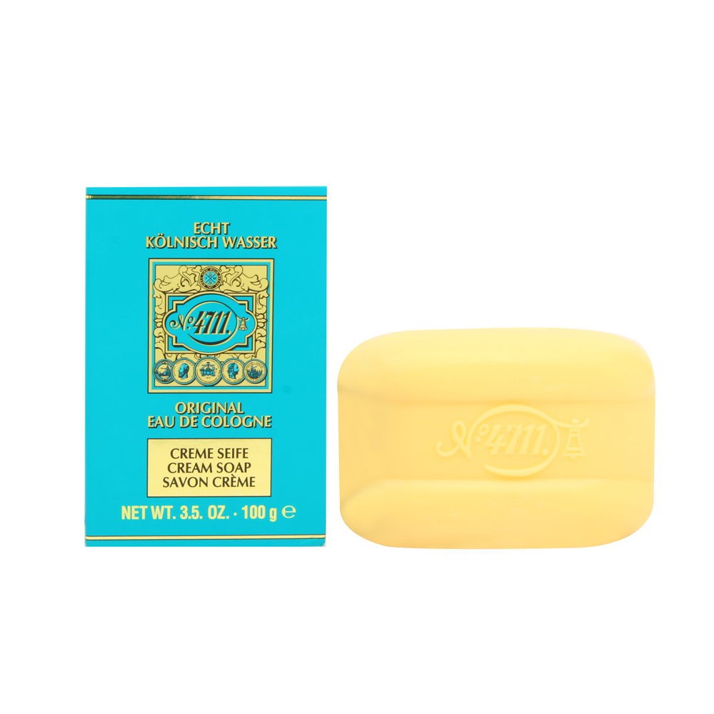 4711 Original Eau de Cologne by Muelhens 3.5 oz Creme Soap Bars Brand New