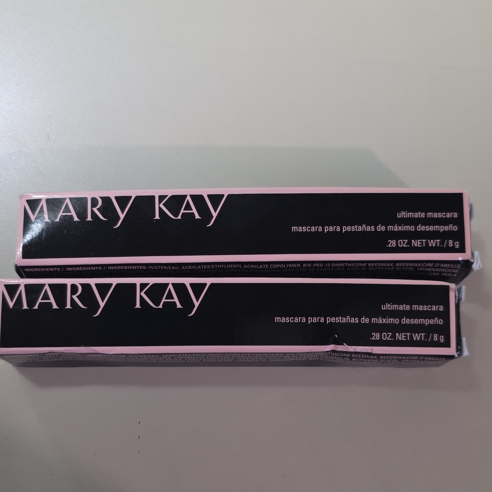 Mary Kay Ultimate Mascara Black 017657 .28 oz Lot Of 2 New in Box