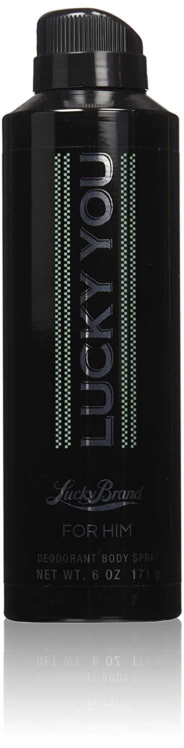 Lucky You for Men by Lucky Brand Deodorant Body Spray 6.0 oz 171 g NEW IN CAN