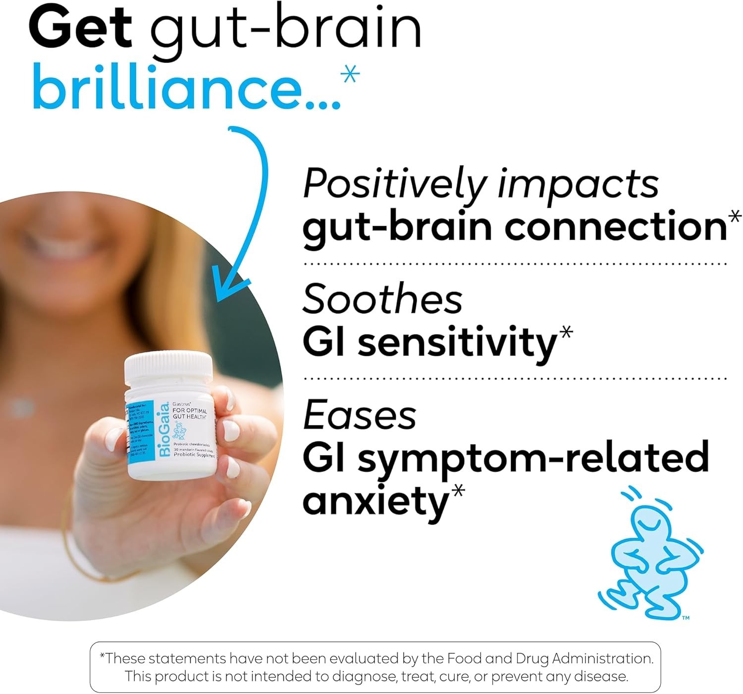 Clinically Validated Gastrus Probiotic: Eases Gas & Promotes a Balanced Gut
