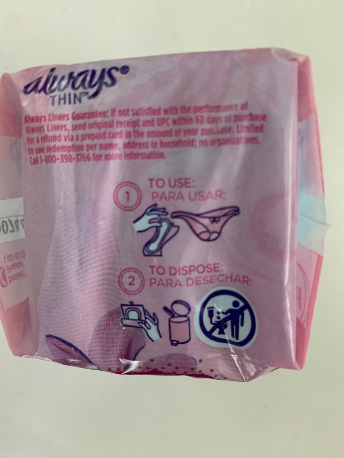 Always Thin Fresh Daily Liners Clean Scent 20 Count Clean Scent NEW NIP