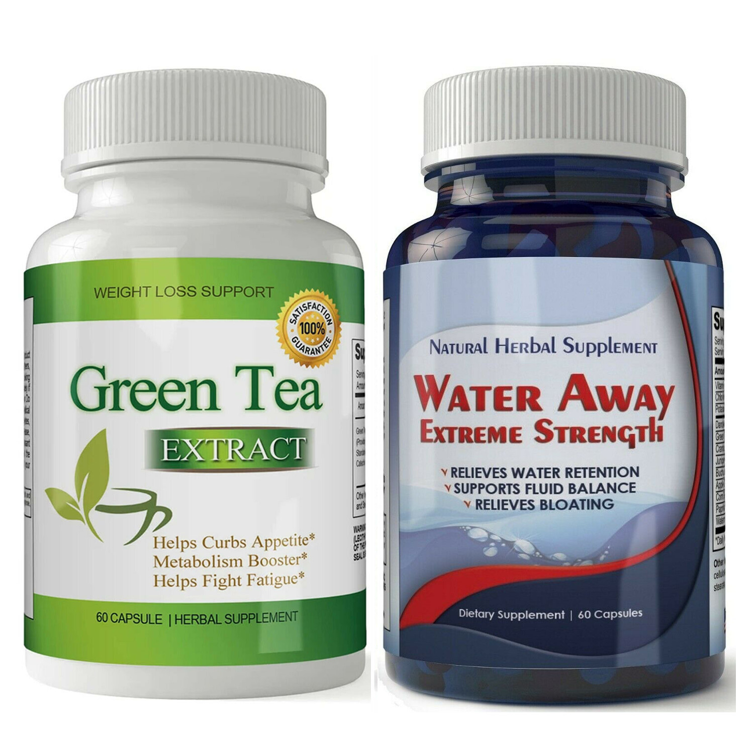 Green Tea Extract Weight Management Support Water Away Fluid Balance Supplement