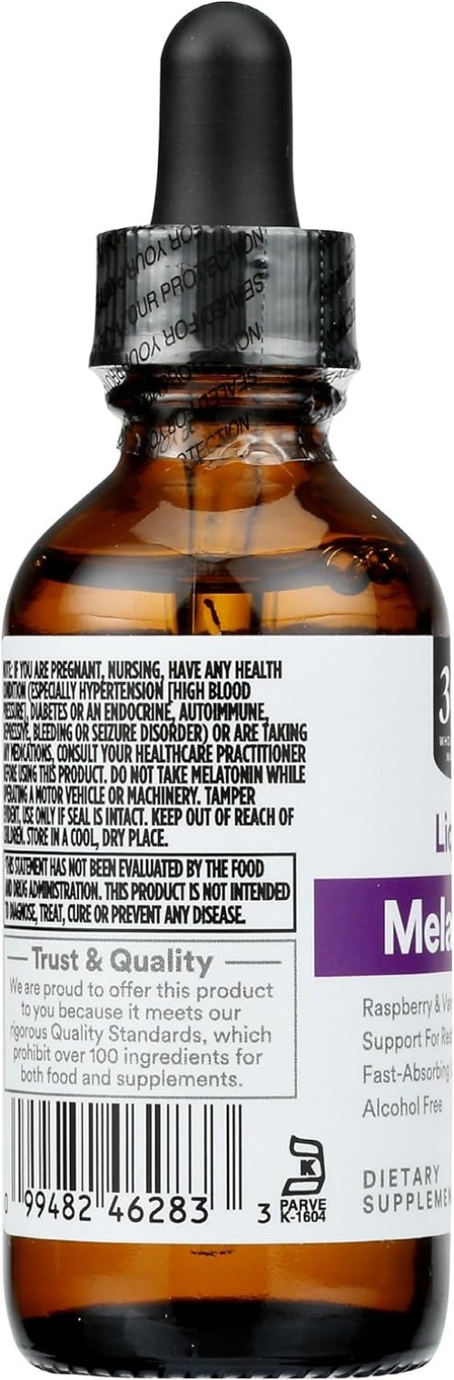 Liquid Melatonin – & Kosher, Fast-Absorbing, 2 fl oz