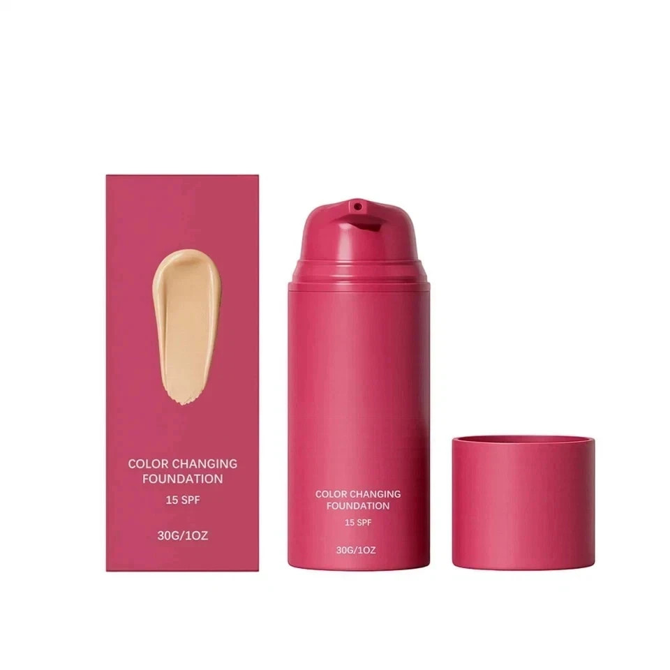Smooche Foundation Korean Smooche Color Changing Foundation For All Skin Types-U