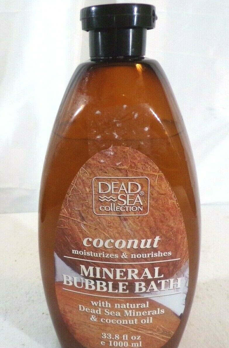 From,”Dead Sea Collection” Mineral Bubble Bath,Coconut,Moisturize& Nourish# 7242