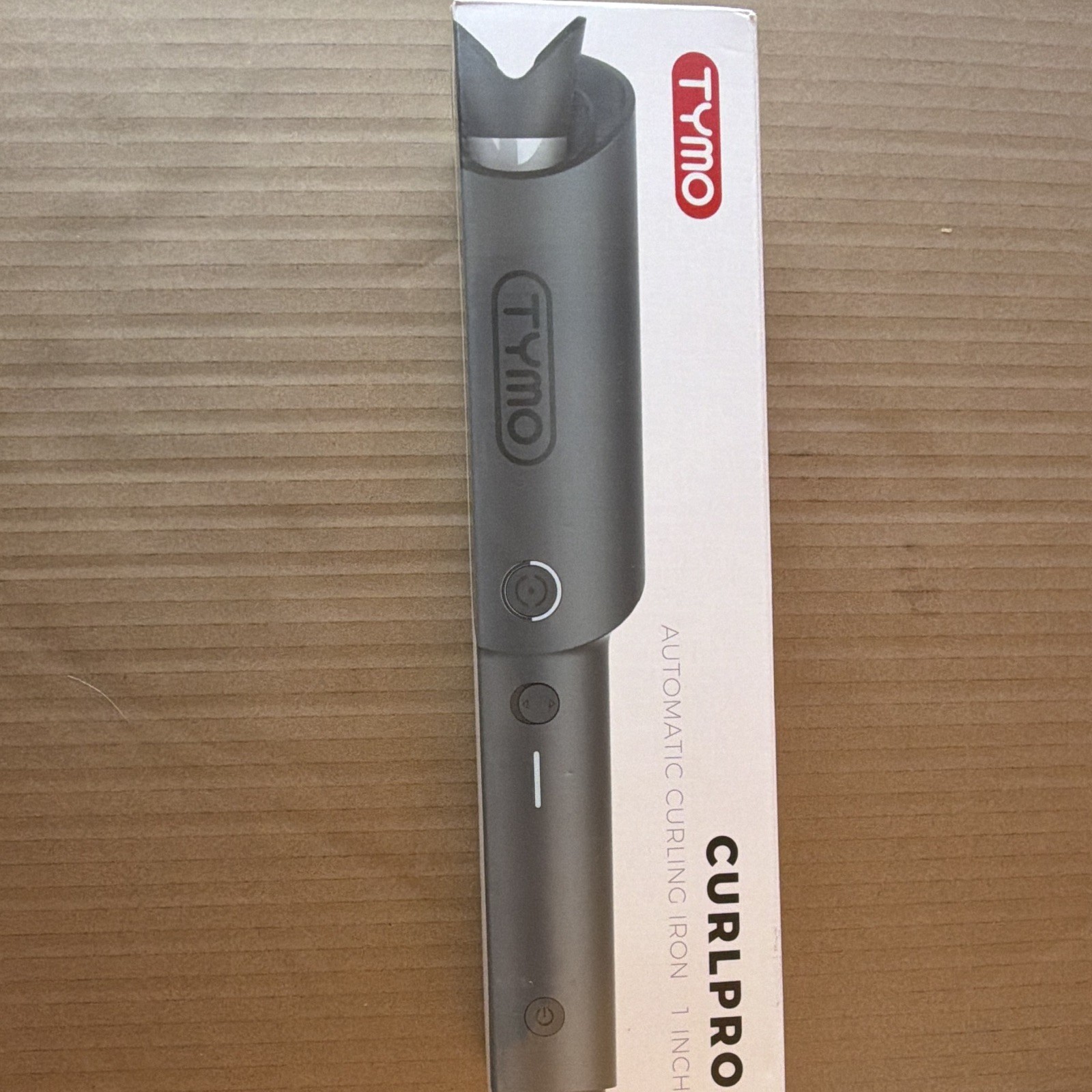 TYMO CURLPRO Automatic Rotating Curling Iron 1 in Ceramic 410°F Gray