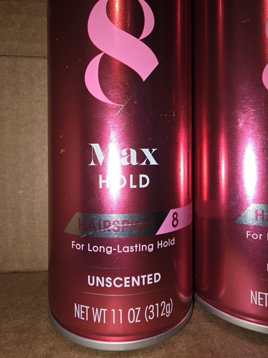Suave Essentials Max Hold Hairspray 8 Unscented 3 – 11 Oz Cans