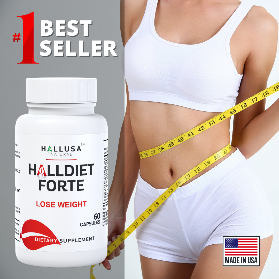 HALLDIET FORTE – Weight & Diet Management Support – Appetite Control – 60 Caps