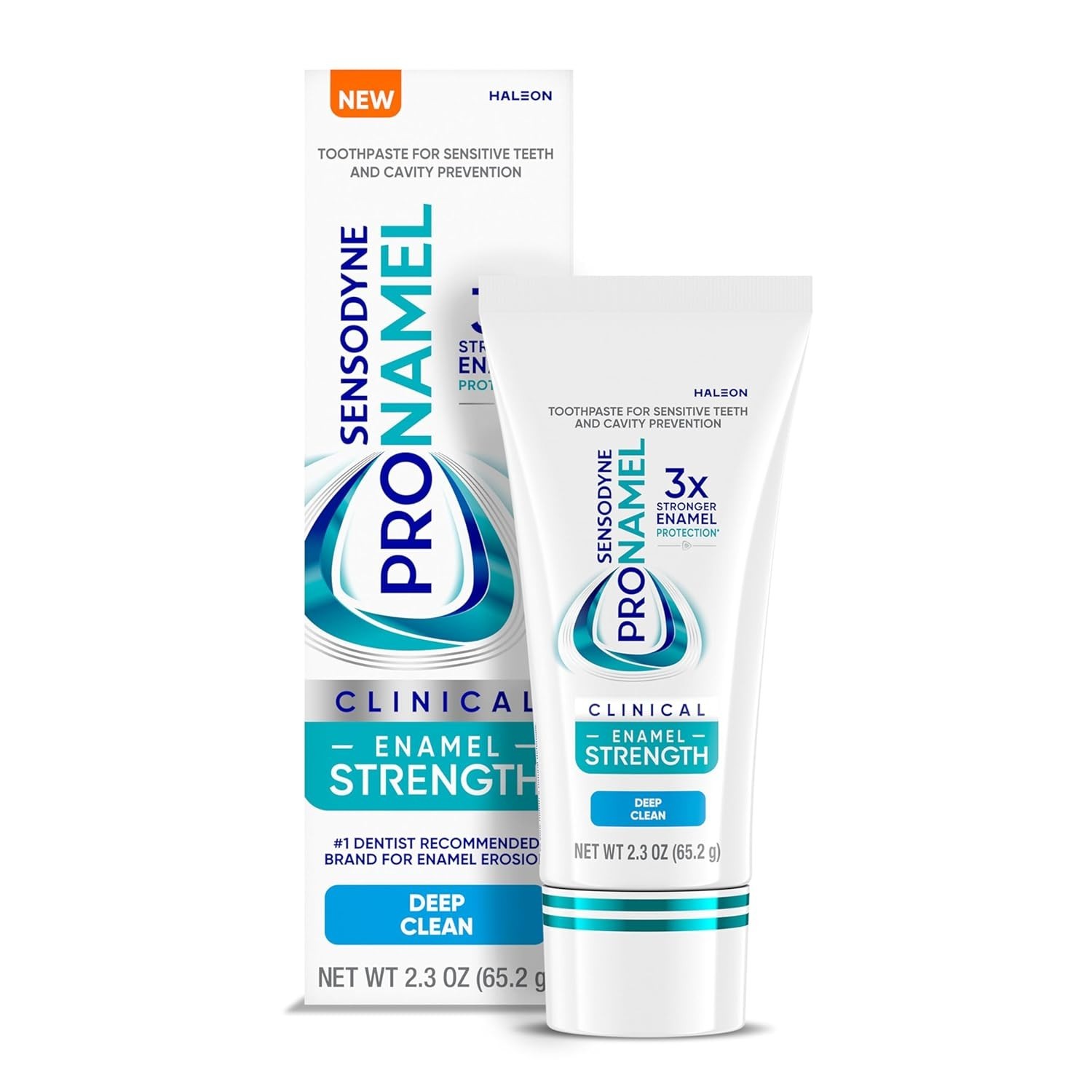 Deep Clean Enamel Strength Toothpaste, 2.3 oz Mint Flavor – Repair Micro-Damage