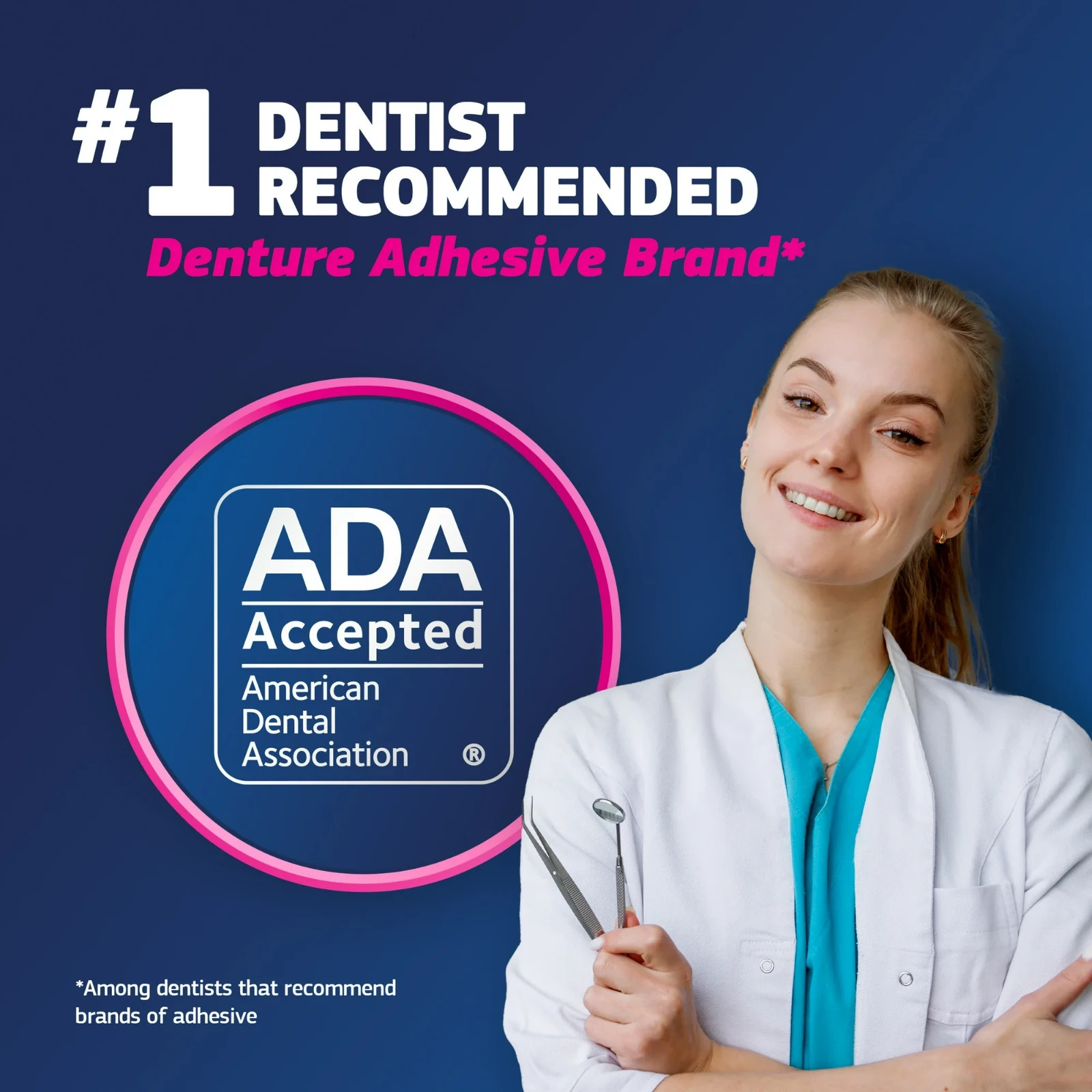 Fixodent plus Scope Secure Denture Adhesive 2.0Oz (Pack of 3)
