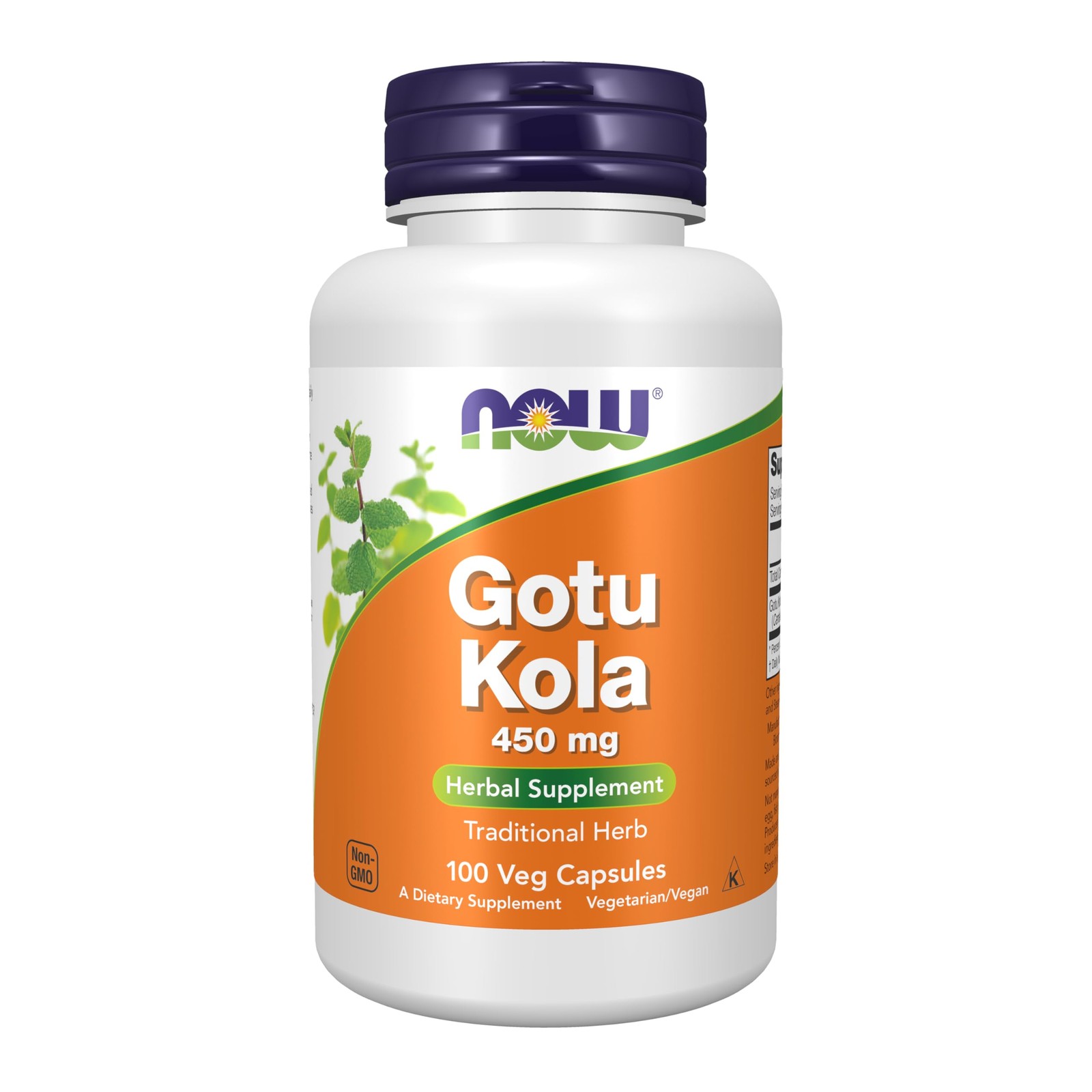 Gotu Kola Herbal Supplement 100 Count Traditional Herb Caffeine Free Gmp Cert…