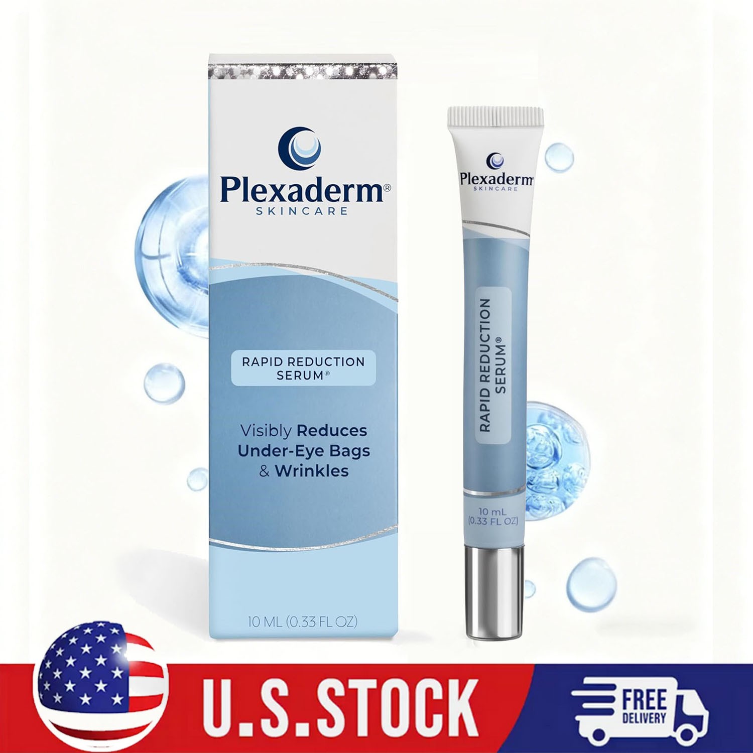 Plexaderm Rapid Reduction Serum – Visibly Reduces Under-Eye Bags & Wrinkles 10ml