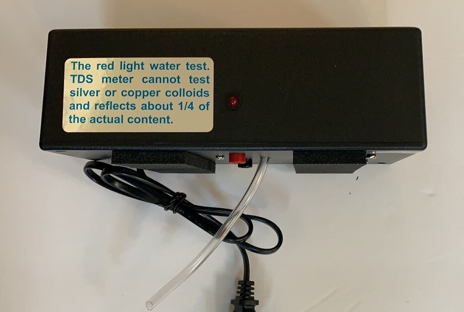 Colloidal Silver Generator 110-120 V 1 Quart 10 ppm 3 hrs & pair of copper rods