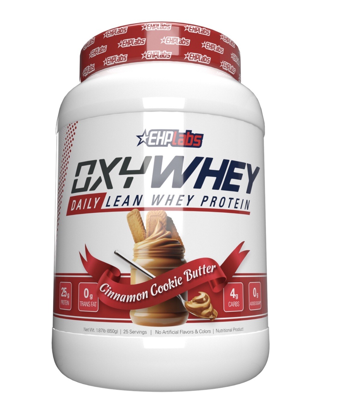 EHP Labs OxyWhey Daily Lean Whey Protein Cinnamon Cookie Butter 1.87 Lbs