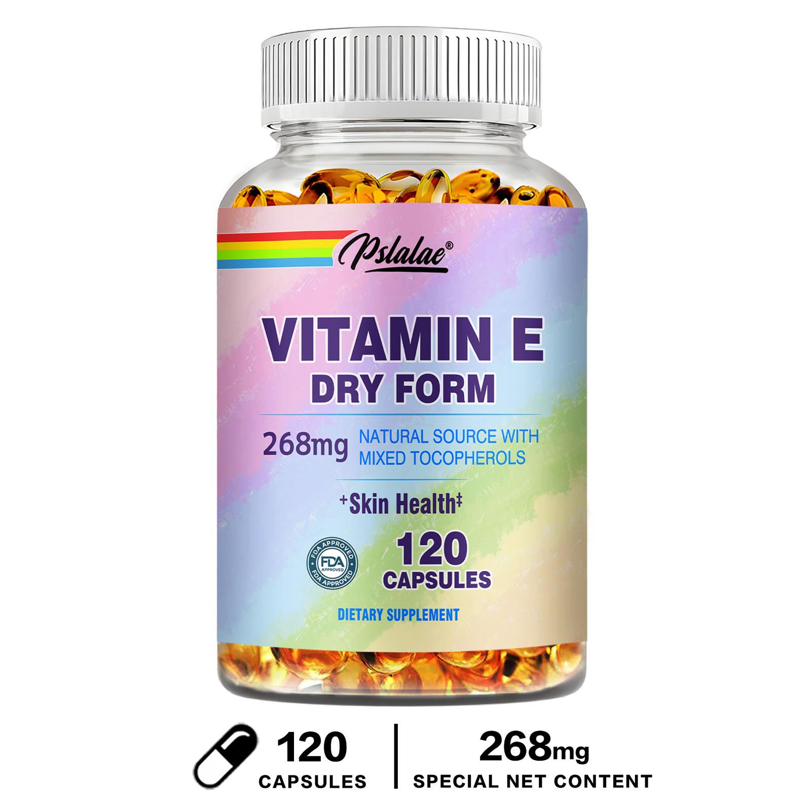Vitamin E – for Glowing Face Strong Hair Immunity Enhancement,Acne Wrinkles