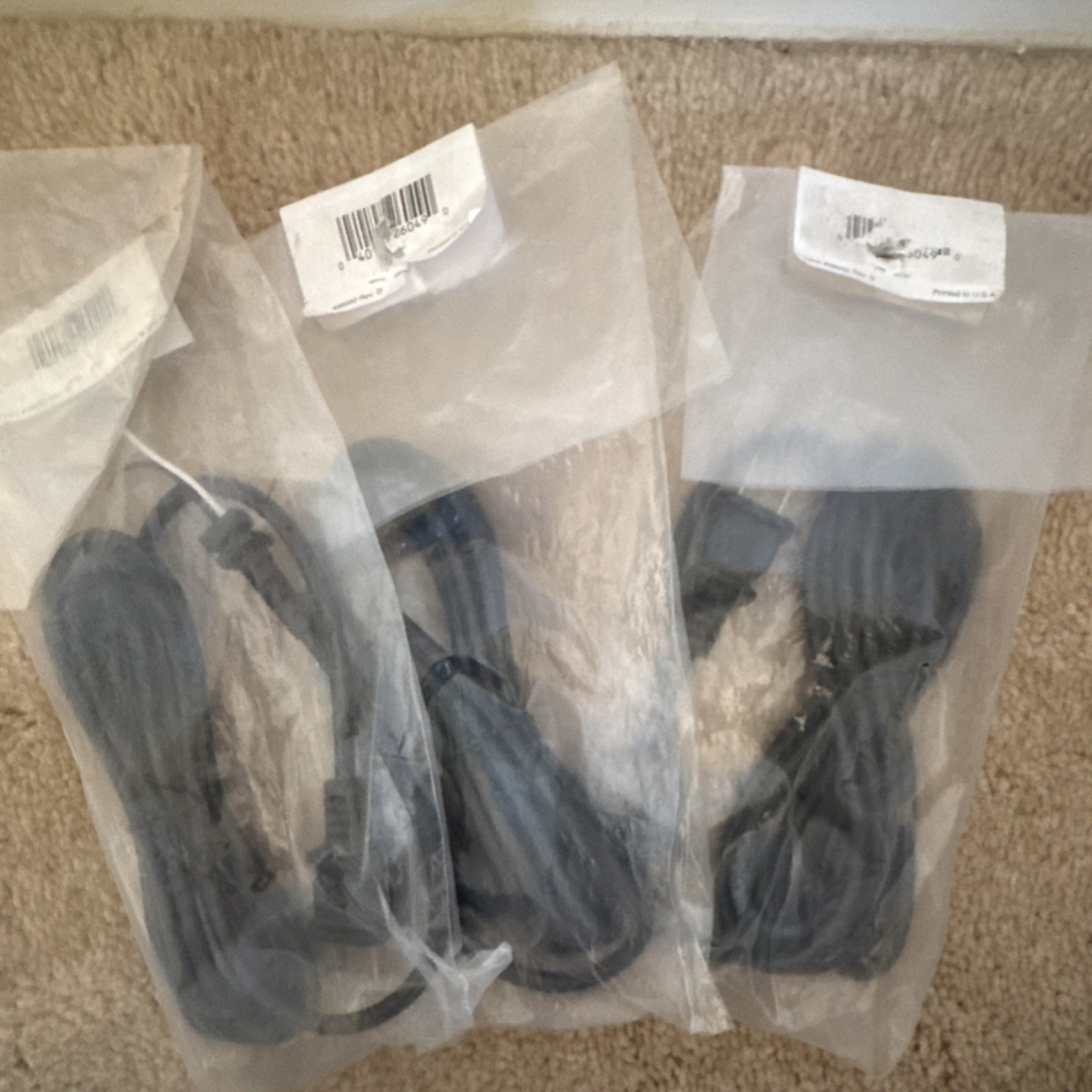 Andis Replacement Cord, Black, Corded Electric, Unisex, MPN 26049 set of 3