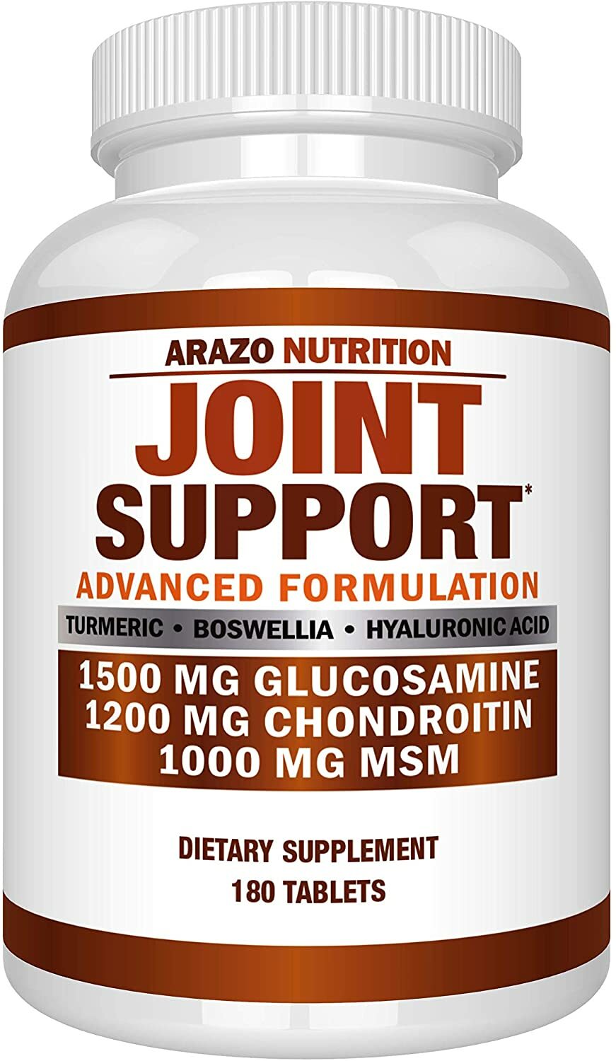 Arazo Nutrition Glucosamine Chondroitin Turmeric MSM Boswellia Joint Support Sup